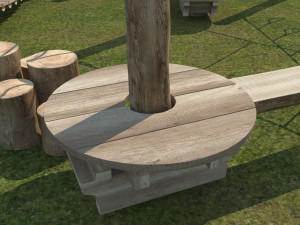 kid rope course 3Dモデル