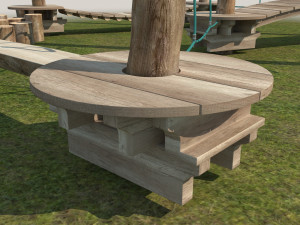 kid rope course 3Dモデル