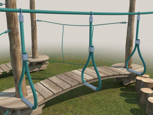 kid rope course 3Dモデル