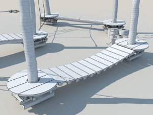 kid rope course 3Dモデル