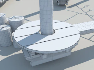 kid rope course 3D Model