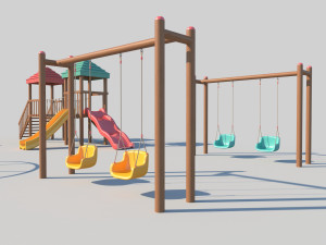 the playground Modello 3D