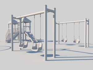 the playground Modello 3D