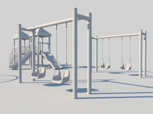 the playground 3D Model