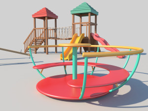 the playground Modello 3D