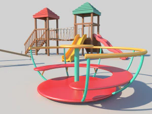 the playground 3D Model
