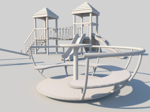 the playground Modello 3D