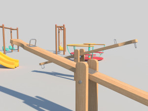 the playground Modello 3D
