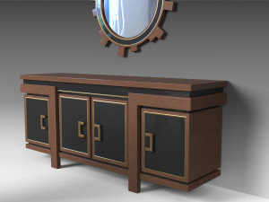 dining furniture set 2 3D Model