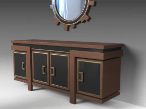 dining furniture set 2 3D Model