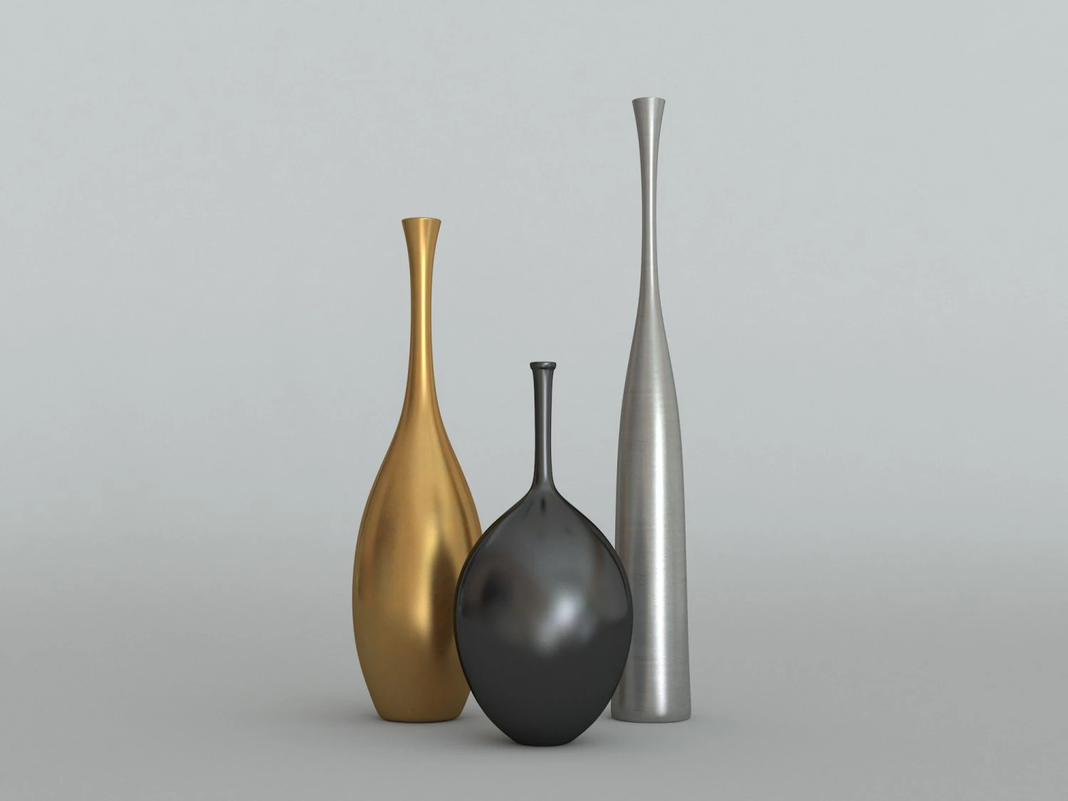 Os elegantes vasos Reid Ryan e Regan Modelo 3D .c4d .max .obj .3ds .fbx .stl .blend 