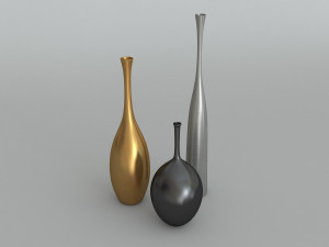 The sleek reid ryan and regan vases 3D-Modell