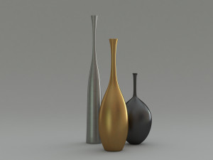 The sleek reid ryan and regan vases 3D-Modell