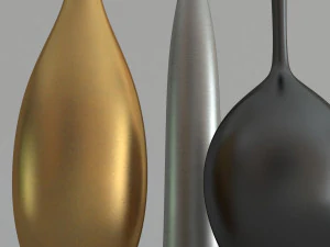Os elegantes vasos Reid Ryan e Regan Modelo 3D