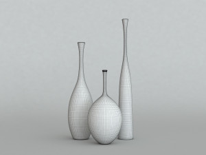 The sleek reid ryan and regan vases 3D-Modell