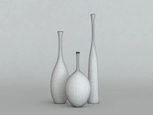 Os elegantes vasos Reid Ryan e Regan Modelo 3D