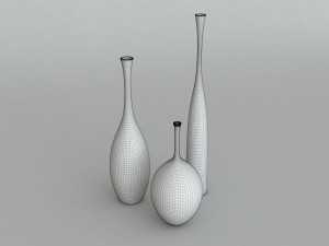 The sleek reid ryan and regan vases 3D-Modell
