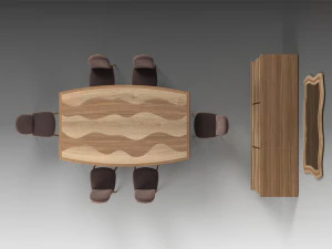 dining furniture set 3D Model