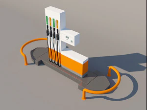 fuel dispenser 3D Model