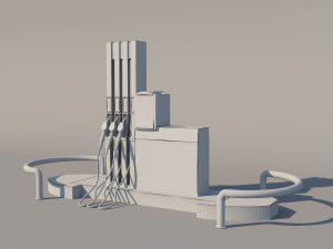 fuel dispenser Model 3D