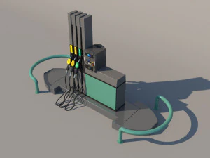 fuel dispenser 3D Model