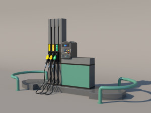 fuel dispenser Model 3D