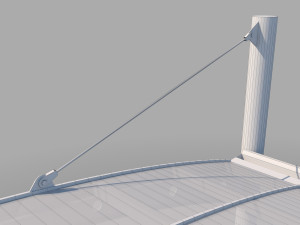 carport design with steel construction 3D Model