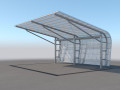 Carport Design With Steel Construction 2 Modèle 3D