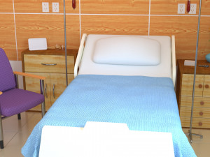 hospital room Model 3D
