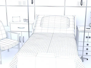 hospital room 3D Model