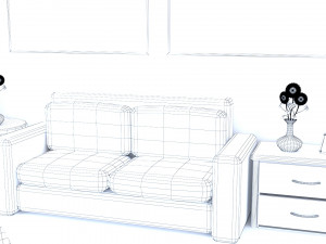 hospital room Model 3D