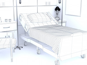 hospital room Model 3D