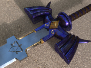 master sword from the legend of zelda 3D मॉडल