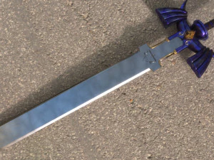 젤다의 전설에 나오는 마스터 소드 3D 모델