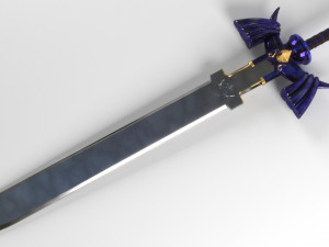 master sword from the legend of zelda 3D Model