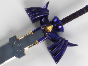 master sword from the legend of zelda 3D मॉडल