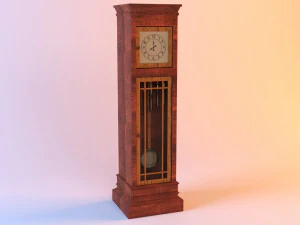 진자시계 3D 모델