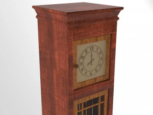 진자시계 3D 모델