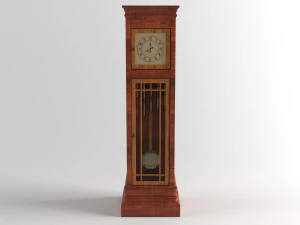 진자시계 3D 모델