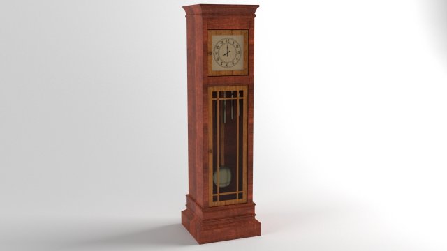 pendulum clock Model 3D .c4d .max .obj .3ds .fbx .stl .blend 