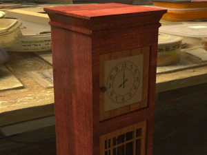 진자시계 3D 모델