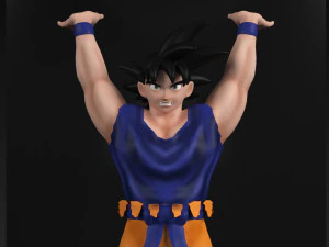 goku genkidama lamp 3D Model