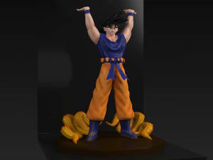 goku genkidama lamp 3D Model