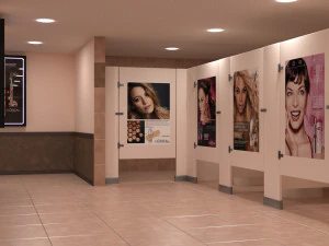 सार्वजनिक स्नानघर 3D मॉडल