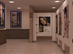 public bathroom 3D Модель