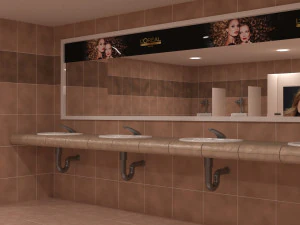 공중화장실 3D 모델