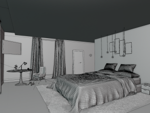 bedroom Model 3D