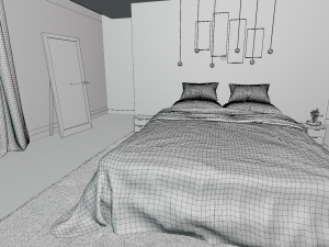 bedroom Model 3D