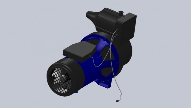 motor with controller 3D मॉडल .c4d .max .obj .3ds .fbx .stl .blend 