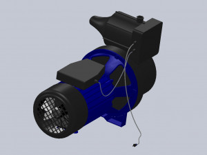 motor with controller 3D मॉडल
